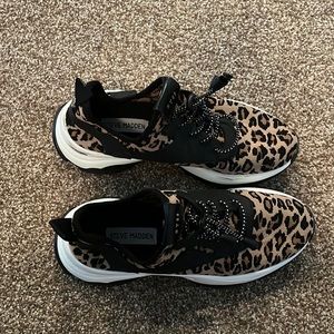 Steve Madden cheetah print sneakers